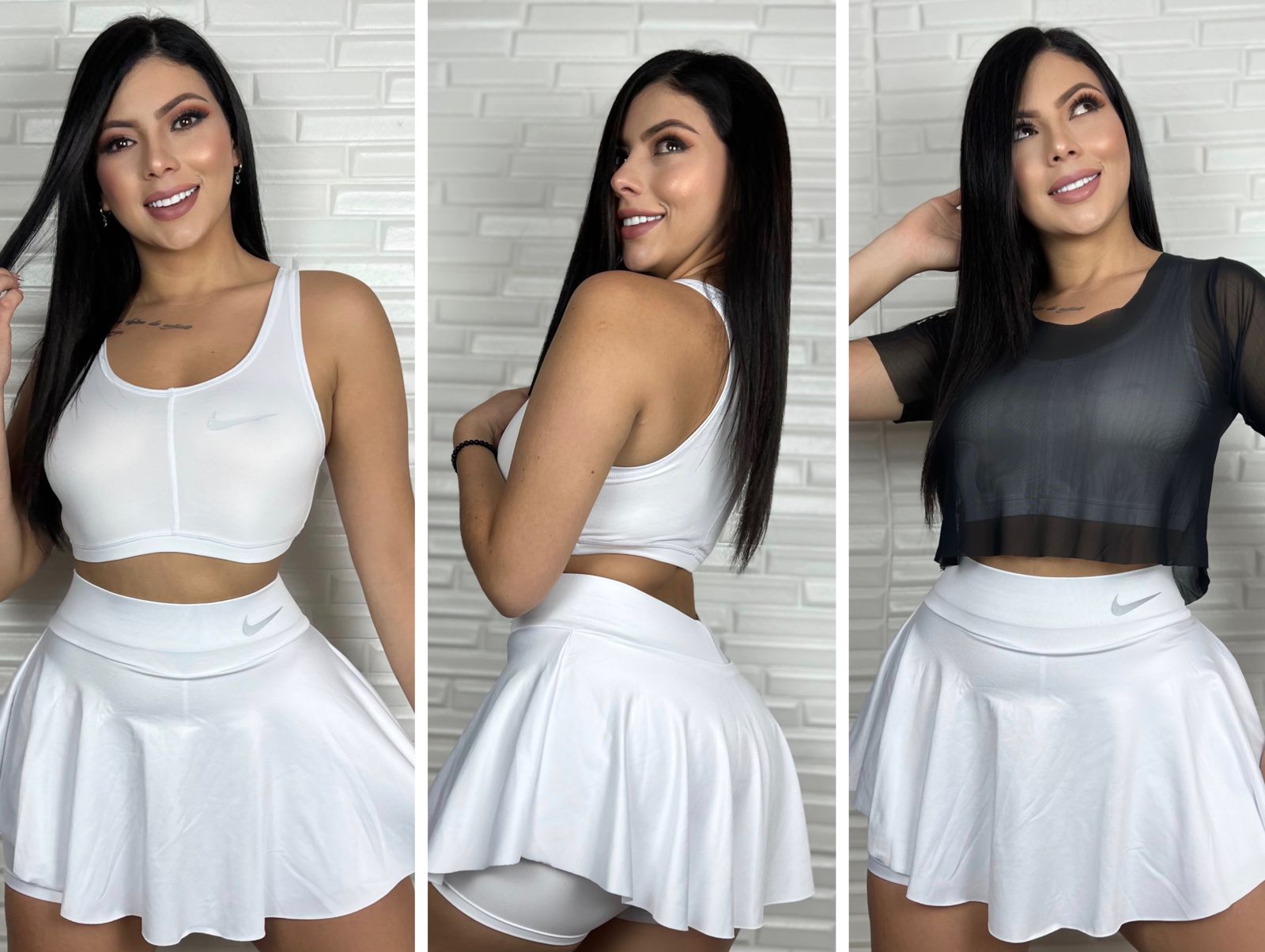 Conjunto Deportivo para Mujer: Short, Top y ¡Malla de Regalo!